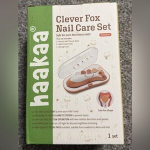 Clever Fox Nail Care Set for Kids - Brown